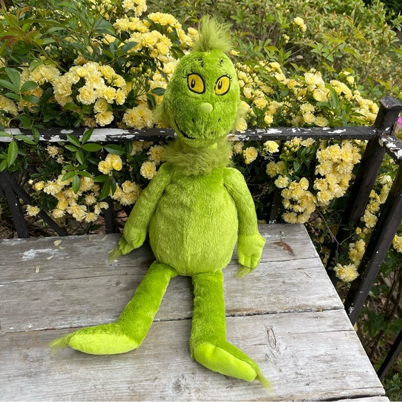 DR. SEUSS THE GRINCH stuffed animal GREEN PLUSH TOY - Picture 1 of 6